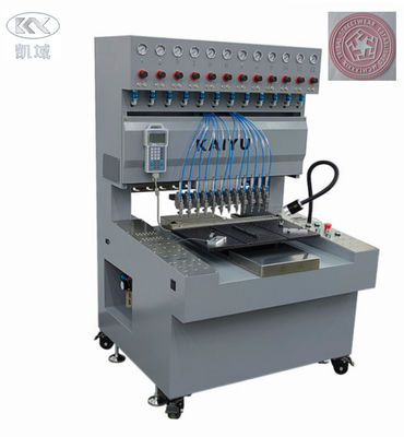 Μηχανή κατασκευής κλειδαριού από καουτσούκ από σιλικόνη Διανεμητής PVC 12 χρώματος